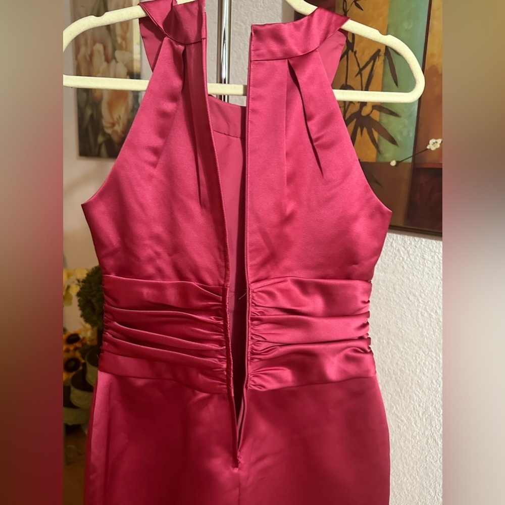 David’s Bridal pink mini dress size 8 - Picture 9 of 11